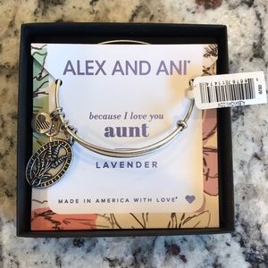 Alex and Ani Aunt bracelet.